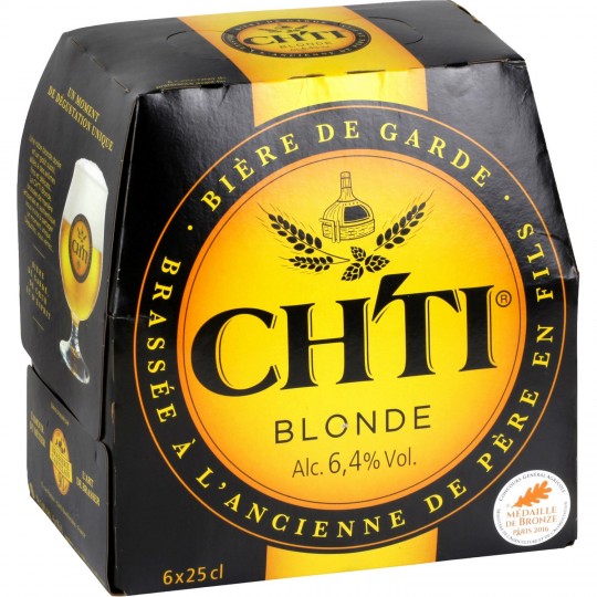 Blonde Beer Du Chti 6x25cl 